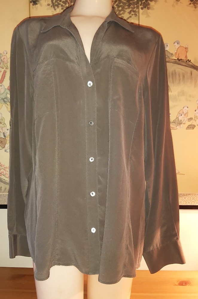 Tommy Bahamas XL Women's Silk Blouse